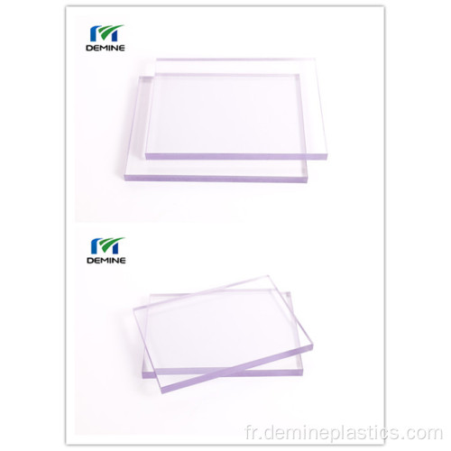 Plaque de toiture en plastique plaque en polycarbonate transparent